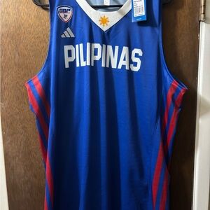 Adidas Blue and White Pilipinas Jersey
